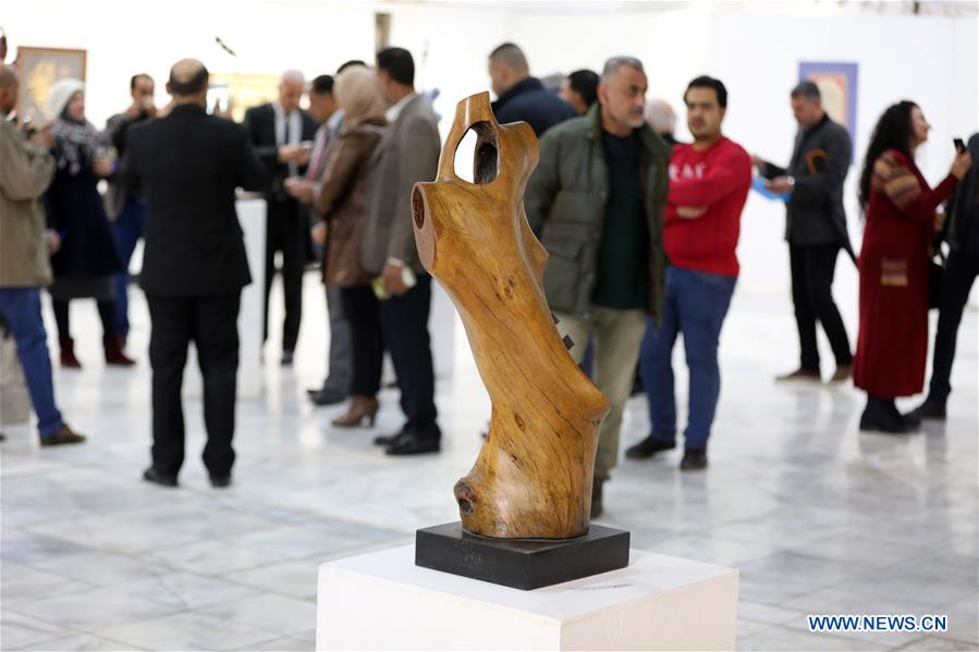 IRAQ-BAGHDAD-SCULPTURE-EXHIBITION