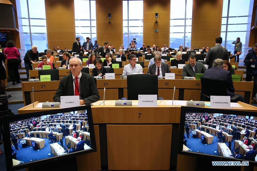 BELGIUM-BRUSSELS-EP-CONSTITUTIONAL COMMITTEE-BREXIT-VOTE