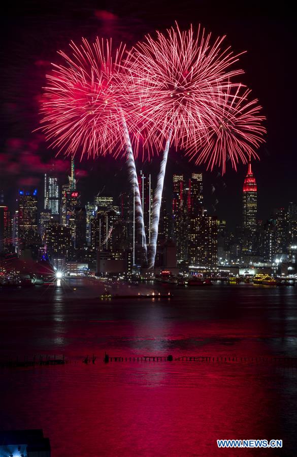 U.S.-NEW YORK-CHINA-LUNAR NEW YEAR-FIREWORKS