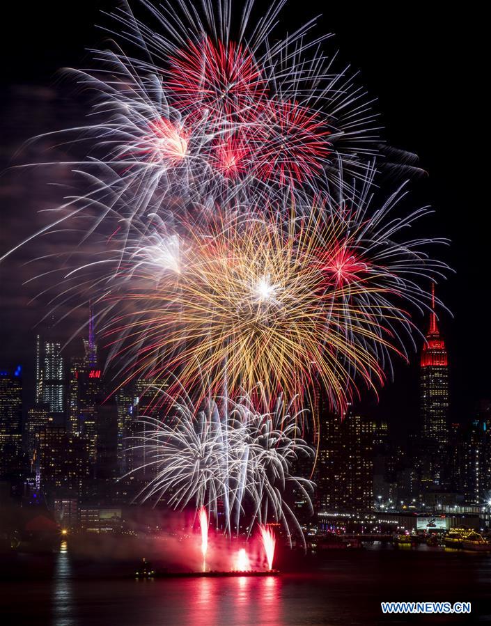 U.S.-NEW YORK-CHINA-LUNAR NEW YEAR-FIREWORKS