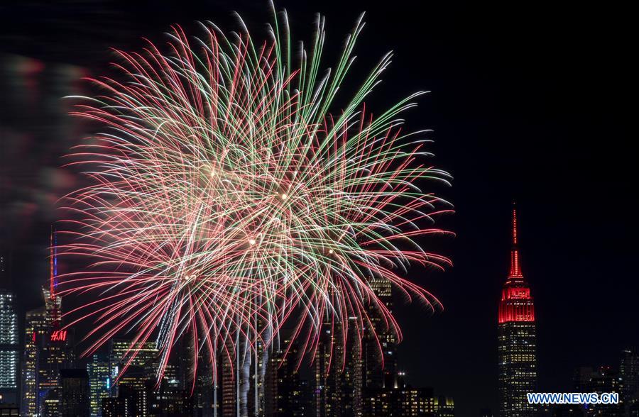 U.S.-NEW YORK-CHINA-LUNAR NEW YEAR-FIREWORKS