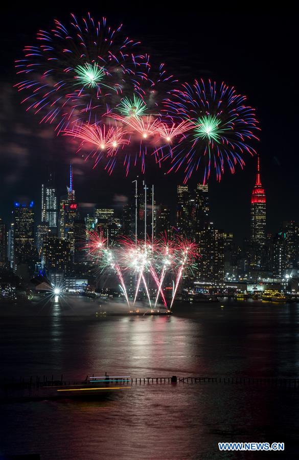 U.S.-NEW YORK-CHINA-LUNAR NEW YEAR-FIREWORKS