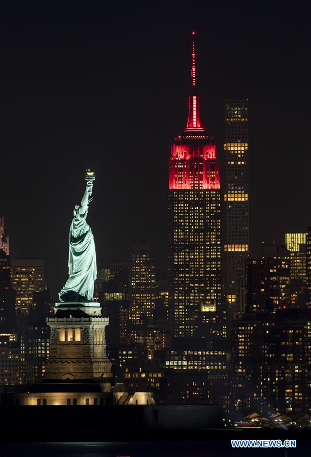 U.S.-NEW YORK-EMPIRE STATE BUILDING-CHINA-LUNAR NEW YEAR 