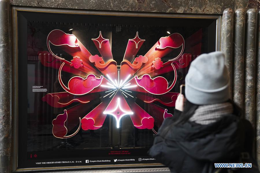 U.S.-NEW YORK-EMPIRE STATE BUILDING-CHINA-LUNAR NEW YEAR 