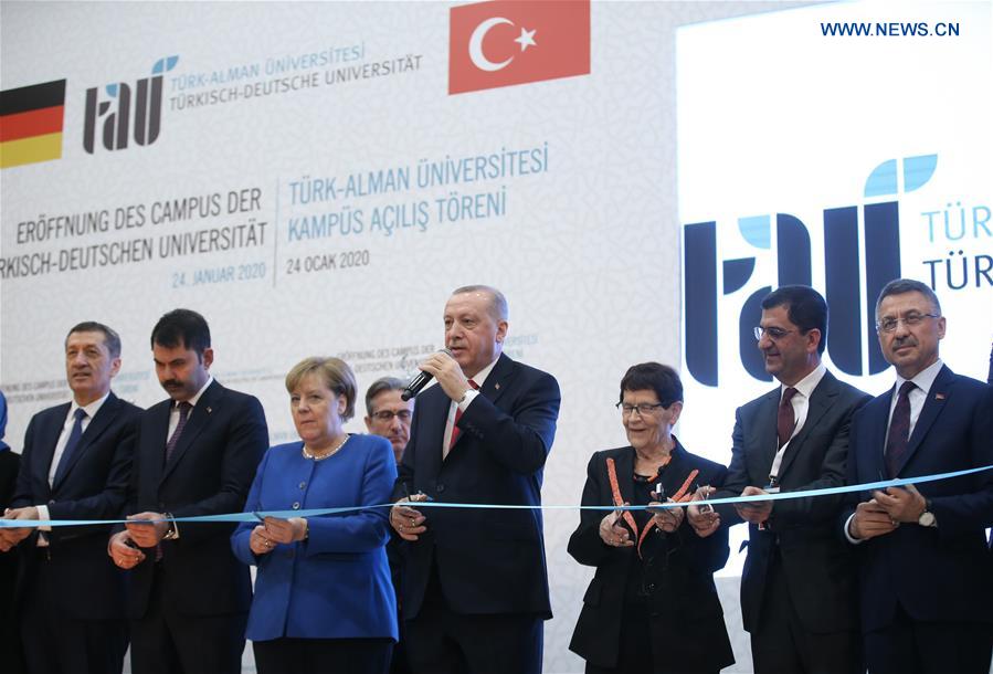 TURKEY-ISTANBUL-TURKISH-GERMAN UNIVERSITY-OPENING CEREMONY 