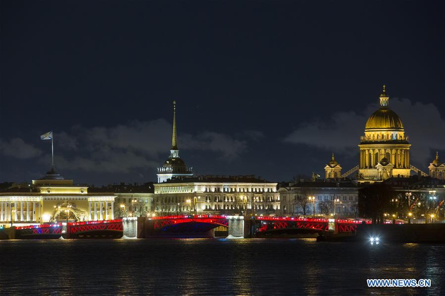 RUSSIA-ST. PETERSBURG-CHINESE LUNAR NEW YEAR-LIGHTING