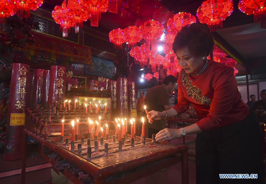 INDONESIA-JAKARTA-CHINESE LUNAR NEW YEAR-PRAY