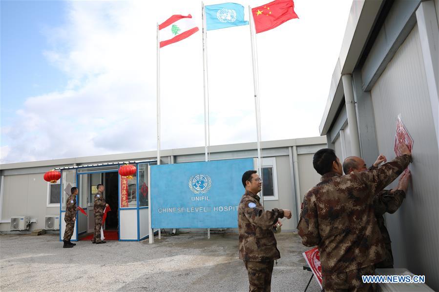 LEBANON-BEIRUT-CHINESE PEACEKEEPER-CHINESE LUNAR NEW YEAR