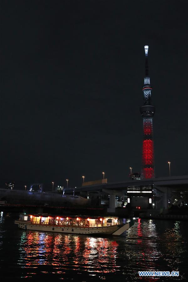 JAPAN-TOKYO-SKYTREE-ILLUMINATION-CHINA-LUNAR NEW YEAR
