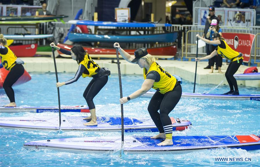 Highlights of Stand Up Paddle Races in Toronto Xinhua English.news.cn