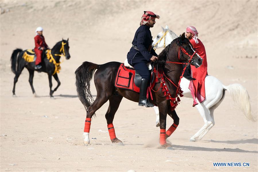 Horse riding show held in Jahra Governorate, Kuwait Xinhua English