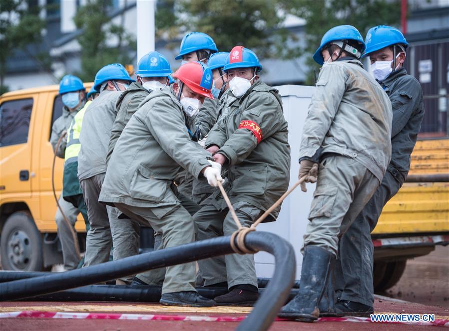 CHINA-WUHAN-LEISHENSHAN HOSPITAL-CONSTRUCTION(CN)