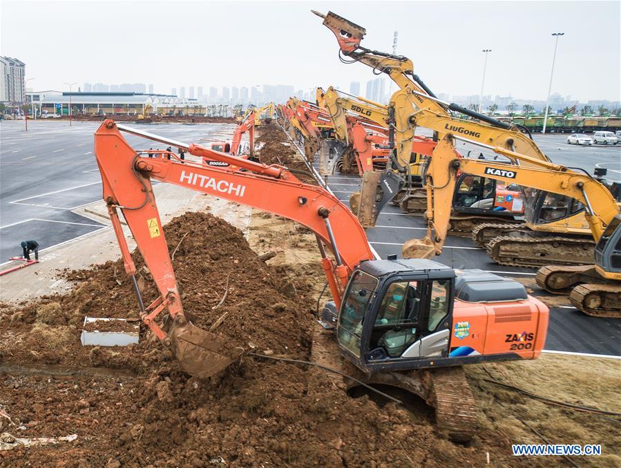 CHINA-WUHAN-LEISHENSHAN HOSPITAL-CONSTRUCTION(CN)