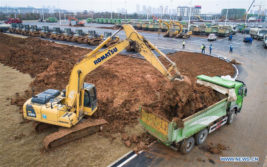 CHINA-WUHAN-LEISHENSHAN HOSPITAL-CONSTRUCTION(CN)
