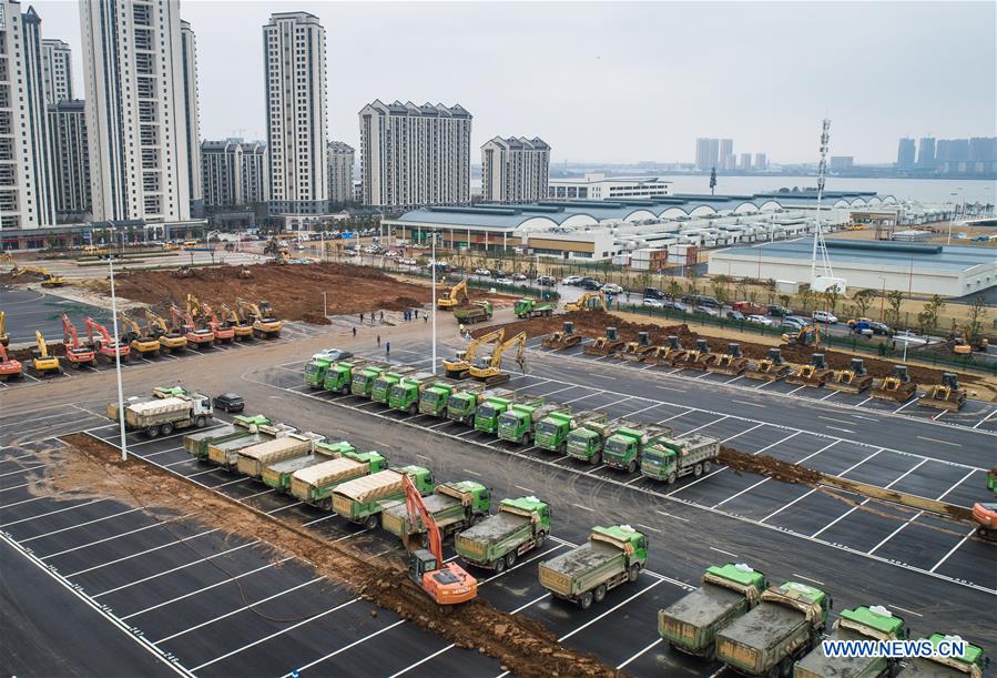 CHINA-WUHAN-LEISHENSHAN HOSPITAL-CONSTRUCTION(CN)