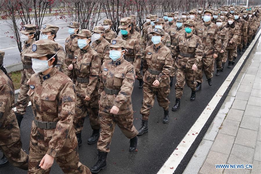 CHINA-WUHAN-MILITARY MEDICS-AID(CN)