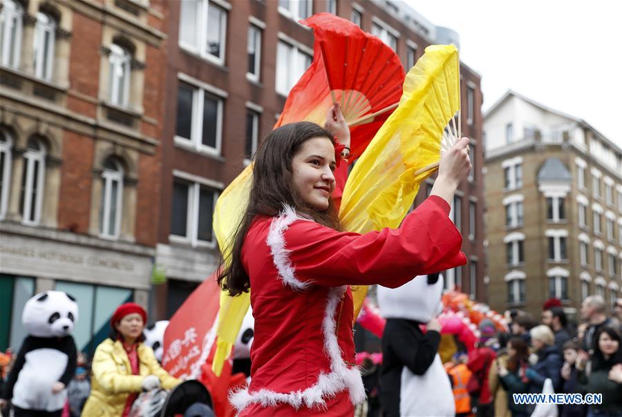 BRITAIN-LONDON-CHINA-LUNAR NEW YEAR-PARADE