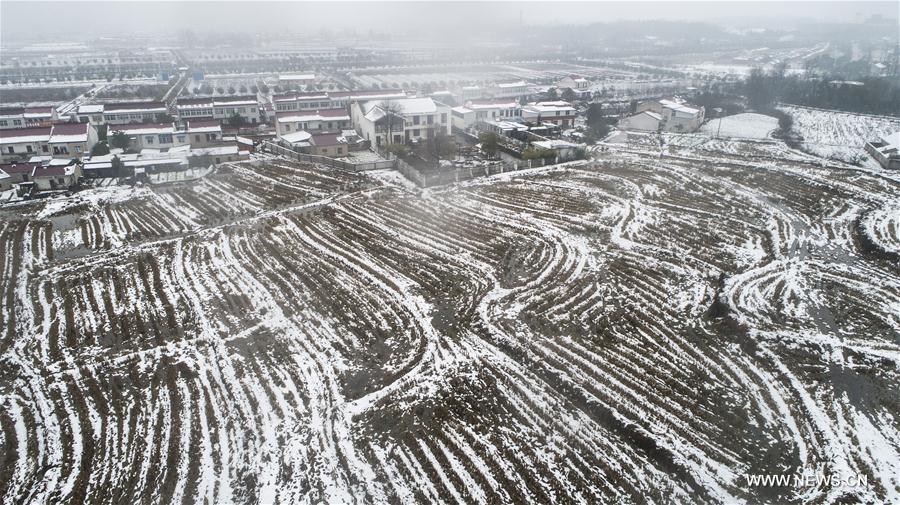 CHINA-ANHUI-SHUCHENG-WINTER SCENERY (CN)