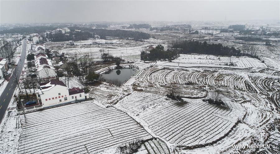 CHINA-ANHUI-SHUCHENG-WINTER SCENERY (CN)