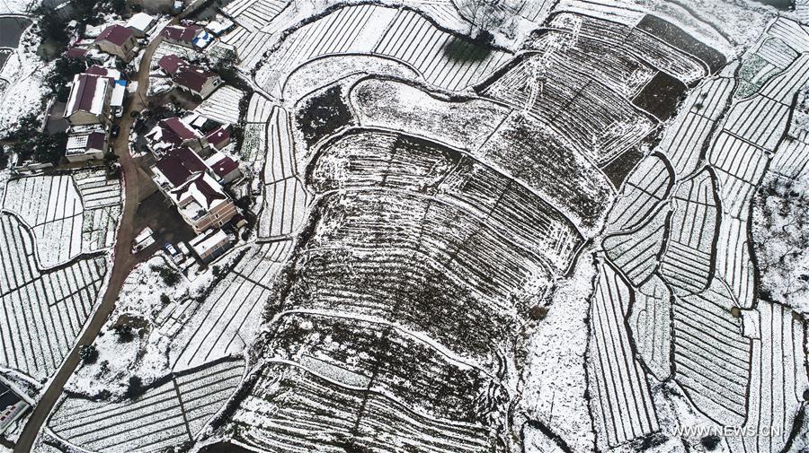 CHINA-ANHUI-SHUCHENG-WINTER SCENERY (CN)