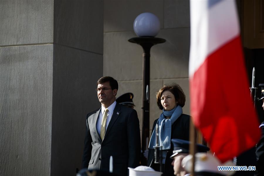 U.S.-ARLINGTON-SECRETARY OF DEFENSE-FRANCE-MINISTER OF THE ARMED FORCES-MEETING