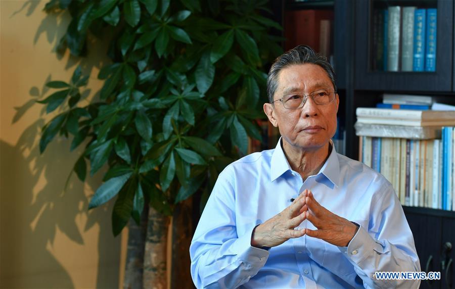 CHINA-GUANGZHOU-ZHONG NANSHAN-NOVEL CORONAVIRUS-INTERVIEW (CN)