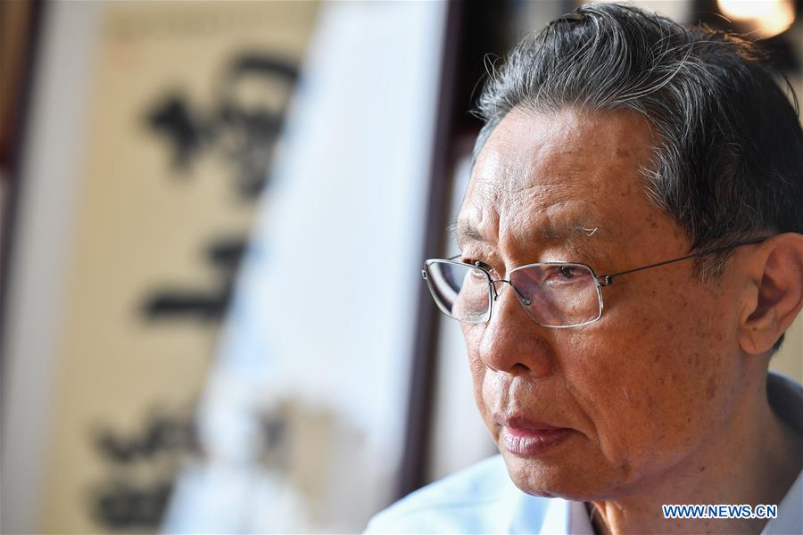 CHINA-GUANGZHOU-ZHONG NANSHAN-NOVEL CORONAVIRUS-INTERVIEW (CN)