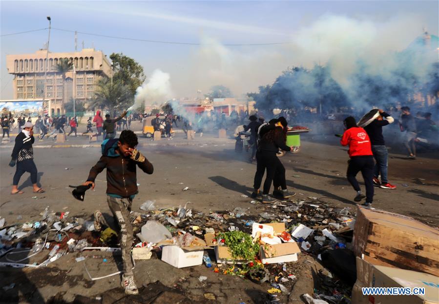 IRAQ-BAGHDAD-PROTEST