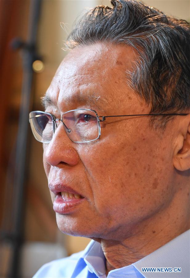 CHINA-GUANGZHOU-ZHONG NANSHAN-NOVEL CORONAVIRUS-INTERVIEW (CN)