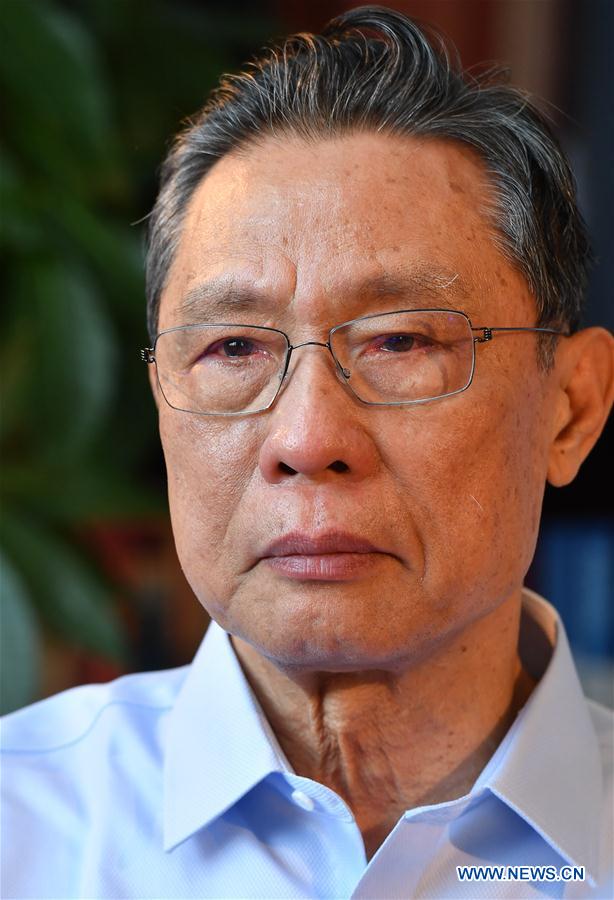 CHINA-GUANGZHOU-ZHONG NANSHAN-NOVEL CORONAVIRUS-INTERVIEW (CN)