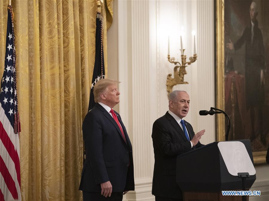 U.S.-WASHINGTON D.C.-TRUMP-ISRAEL-NETANYAHU-PRESS CONFERENCE