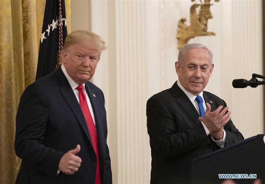 U.S.-WASHINGTON D.C.-TRUMP-ISRAEL-NETANYAHU-PRESS CONFERENCE