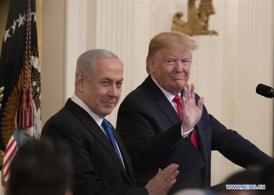 U.S.-WASHINGTON D.C.-TRUMP-ISRAEL-NETANYAHU-PRESS CONFERENCE