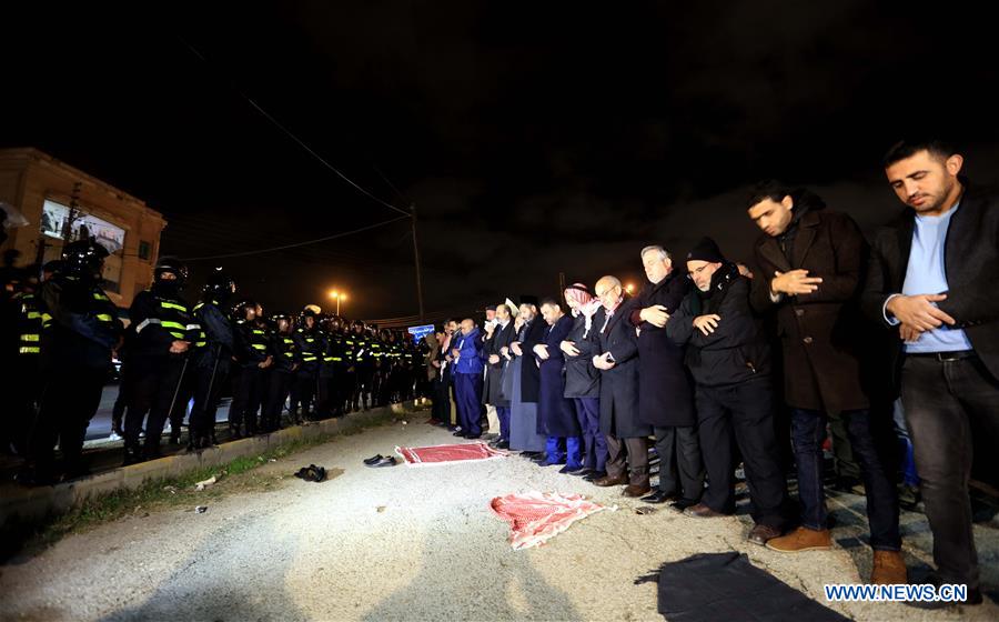 JORDAN-AMMAN-TRUMP-MIDEAST PEACE PLAN-PROTEST