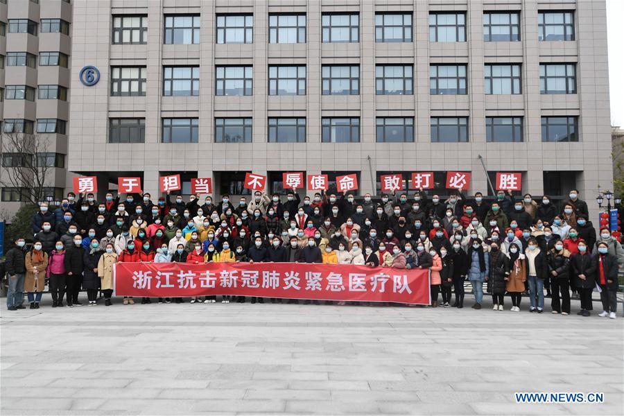 CHINA-ZHEJIANG-HANGZHOU-CORONAVIRUS-MEDICAL TEAM-AID (CN)
