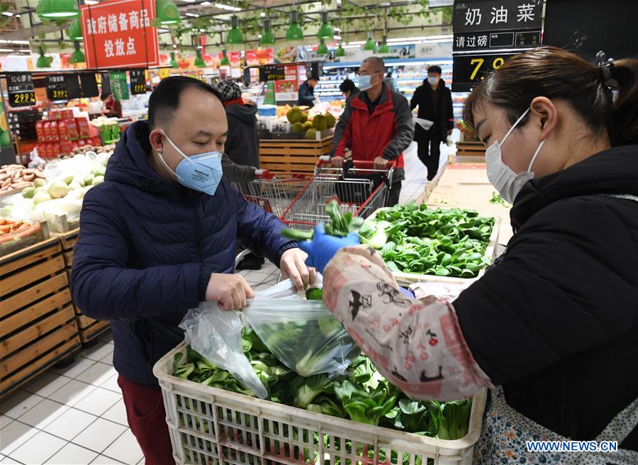 CHINA-QINGDAO-CORONAVIRUS FIGHT-VEGETABLE SUPPLIES (CN)