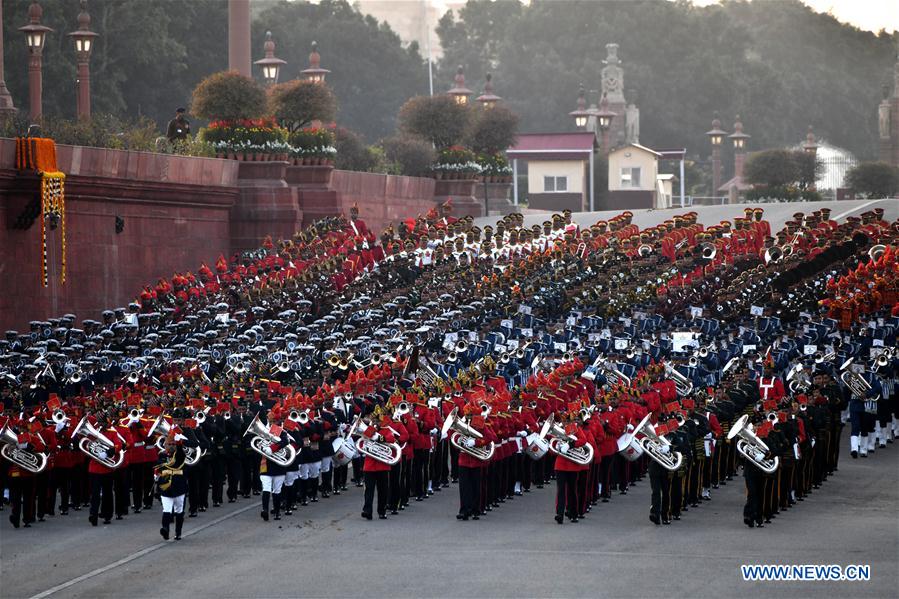 INDIA-NEW DELHI-BEATING RETREAT CEREMONY