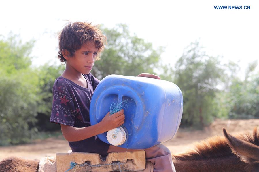 YEMEN-HAJJAH-WATER SHORTAGE-DAILY LIFE