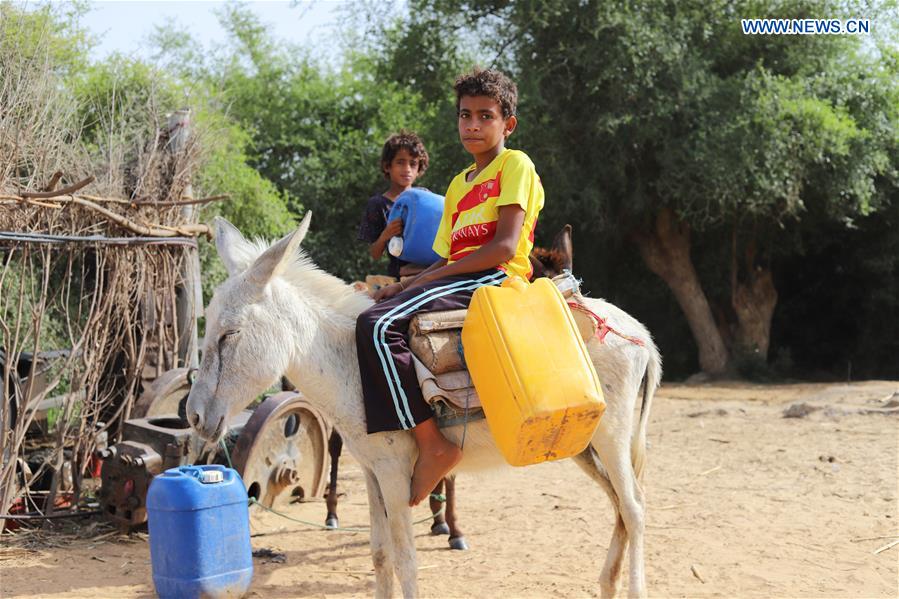YEMEN-HAJJAH-WATER SHORTAGE-DAILY LIFE