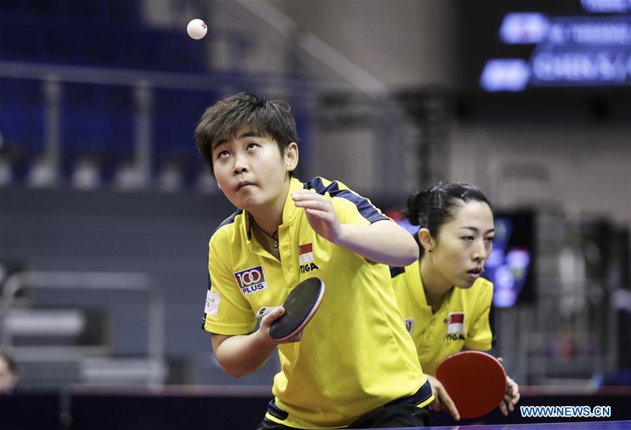 (SP)GERMANY-MAGDEBURG-TABLE TENNIS-GERMAN OPEN-WOMEN'S DOUBLES