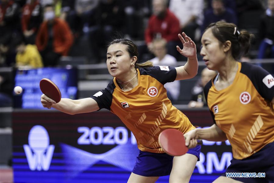 (SP)GERMANY-MAGDEBURG-TABLE TENNIS-GERMAN OPEN-WOMEN'S DOUBLES