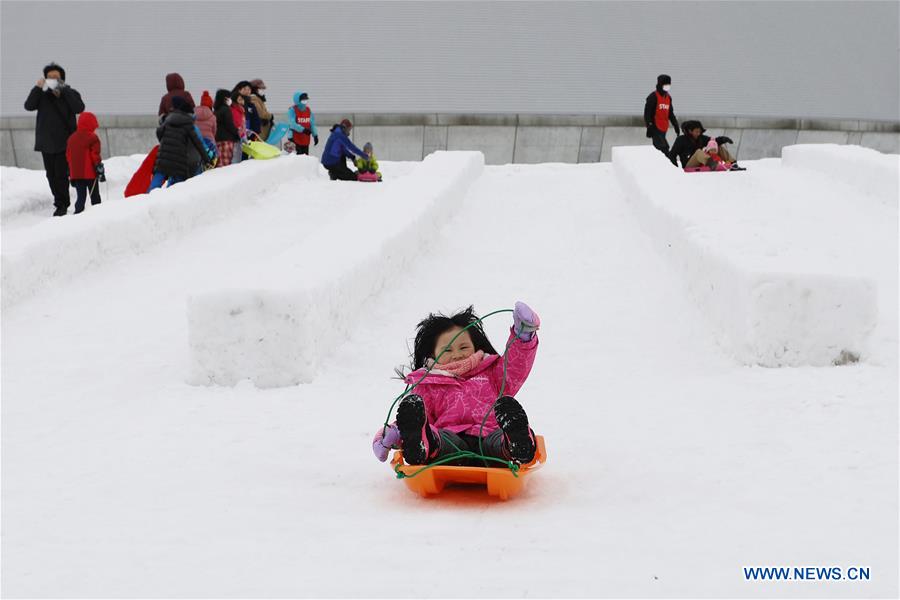 JAPAN-SAPPORO-SNOW FESTIVAL-TSUDOME SITE