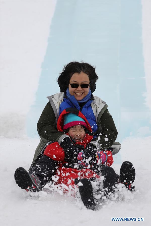 JAPAN-SAPPORO-SNOW FESTIVAL-TSUDOME SITE