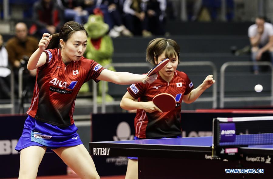 In pics doubles semifinal matches at ITTF World Tour Platinum German