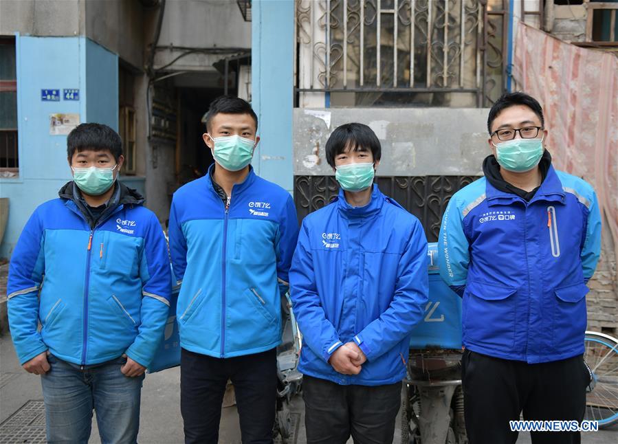 CHINA-HUBEI-WUHAN-TAKEAWAY DELIVERYMAN (CN)