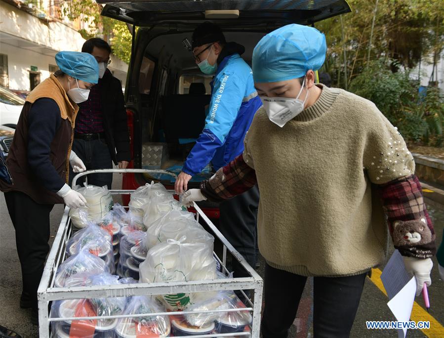 CHINA-HUBEI-WUHAN-TAKEAWAY DELIVERYMAN (CN)