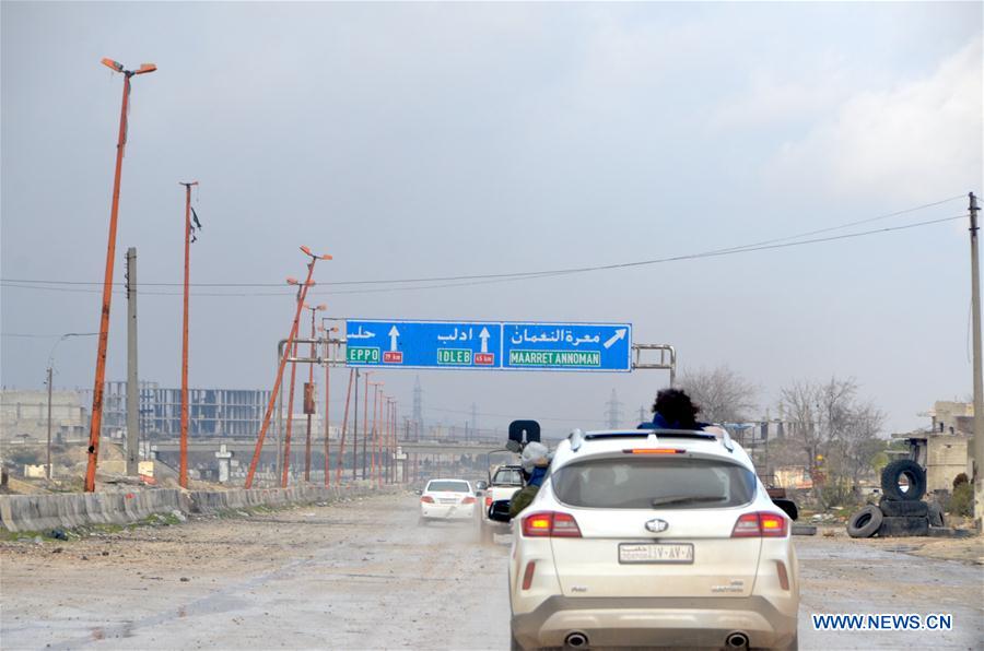 SYRIA-IDLIB-MAARAT-AL-NUMAN-DESTRUCTION