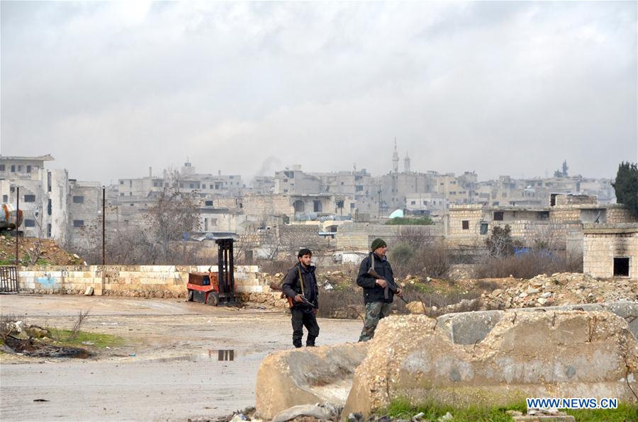 SYRIA-IDLIB-MAARAT-AL-NUMAN-DESTRUCTION