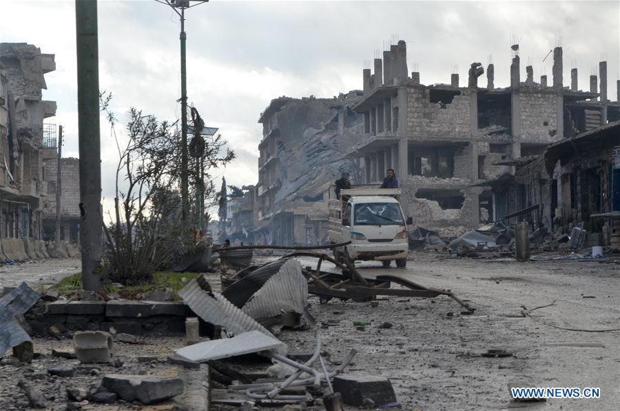 SYRIA-IDLIB-MAARAT-AL-NUMAN-DESTRUCTION