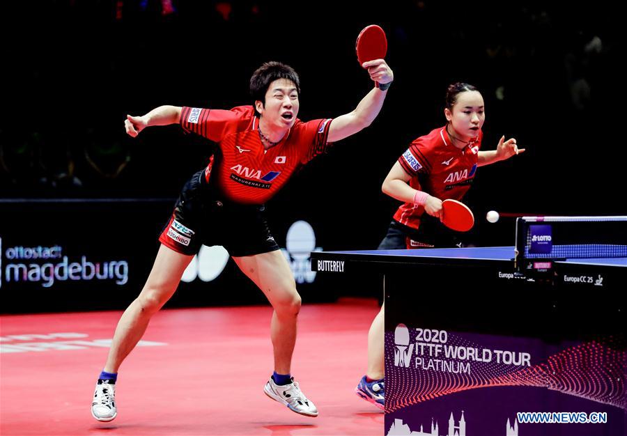 (SP)GERMANY-MAGDEBURG-TABLE TENNIS-GERMAN OPEN-MIXED DOUBLES